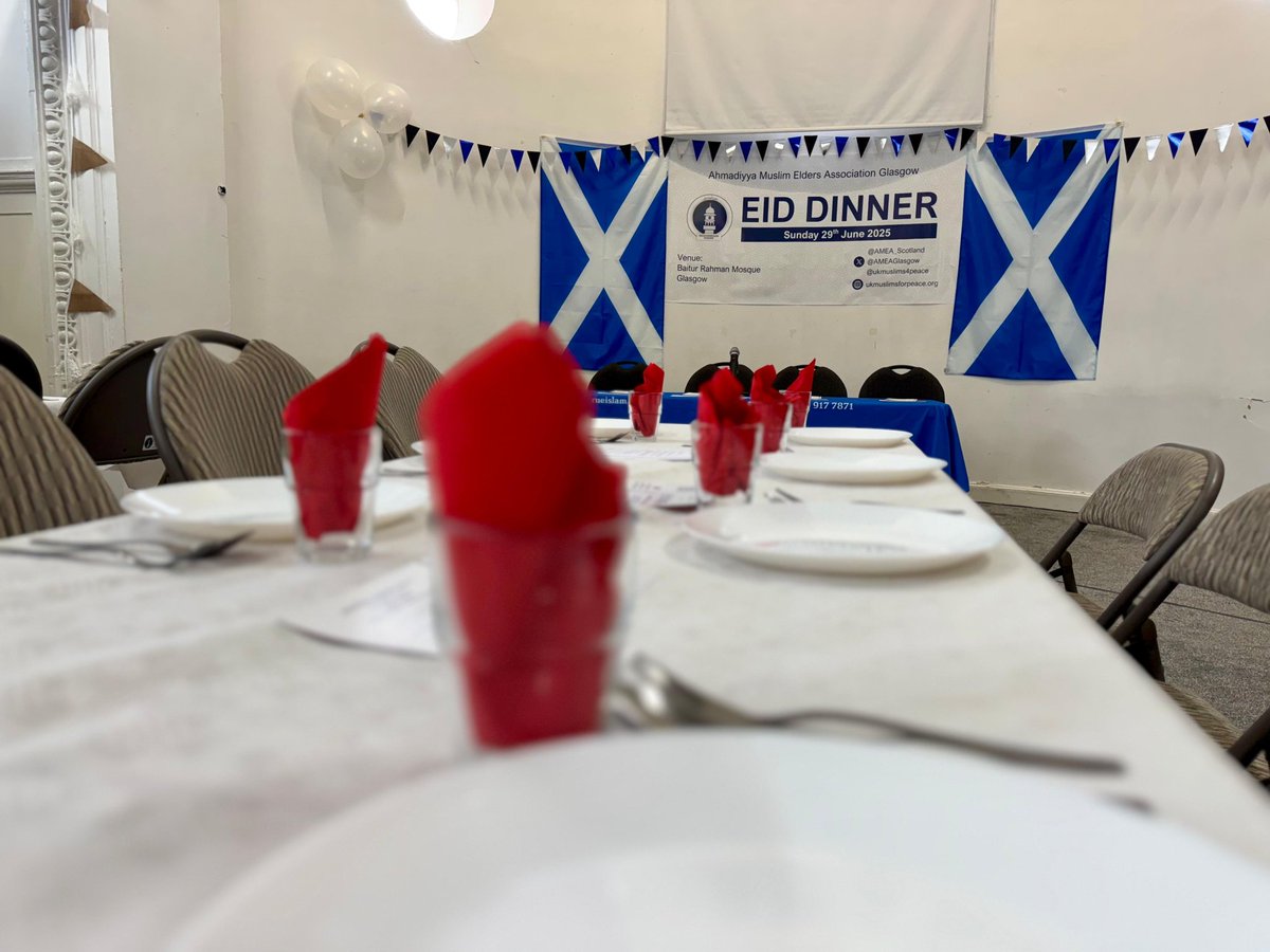 Majlis Ansarullah Scotland (@amea_scotland) on Twitter photo Eid Dinner organised by <a href="/ukmuslims4peace/">UKMuslimsforPeace</a> starting now!
Guests arriving and enjoying the exhibition before the event.
<a href="/AMEA_Scotland/">Majlis Ansarullah Scotland</a> <a href="/AMEAGlasgow/">Ahmadiyya Muslim Elders Association Glasgow</a> Eid Dinner organised by <a href="/ukmuslims4peace/">UKMuslimsforPeace</a> starting now!
Guests arriving and enjoying the exhibition before the event.
<a href="/AMEA_Scotland/">Majlis Ansarullah Scotland</a> <a href="/AMEAGlasgow/">Ahmadiyya Muslim Elders Association Glasgow</a>