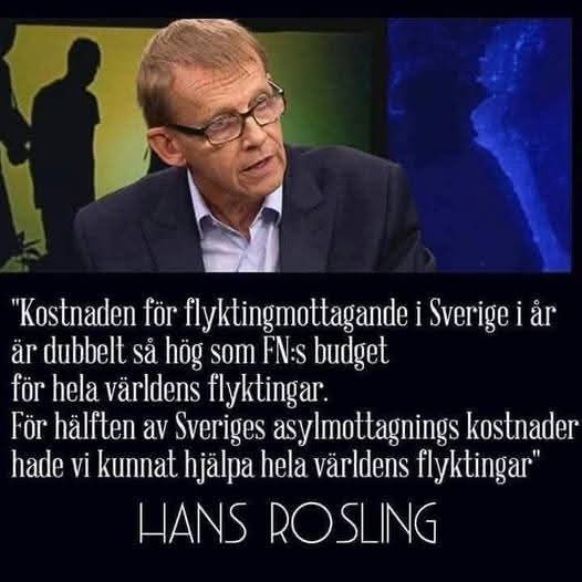 JanStrand01's tweet photo. Vi glömmer så fort. 
Hans Rosling hade modet att säga det som inte fick sägas. Han tystades. 
Vi behöver ibland påminnas om det som vi alltför lätt glömmer bort. https://t.co/uNrx6r0fFO