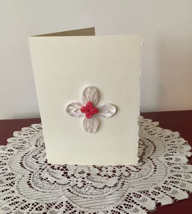 LAB_Dsgns's tweet photo. Art of the Day: "Quilled Cross Blank Note Card". Buy at: https://t.co/nxUjfq9K5e https://t.co/Eeb3RjKUgY