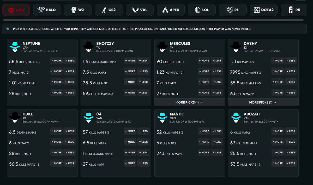 CODAgent (@callofdutyagent) on Twitter photo Champs Grand Finals today
🔵Surge vs OpTic🟢
Lines are up on <a href="/AgentPicksGG/">Agent Picks</a>! Map 4/5 lines up when we know the mapset
Get your picks in: picks.esportsagent.gg Champs Grand Finals today
🔵Surge vs OpTic🟢
Lines are up on <a href="/AgentPicksGG/">Agent Picks</a>! Map 4/5 lines up when we know the mapset
Get your picks in: picks.esportsagent.gg