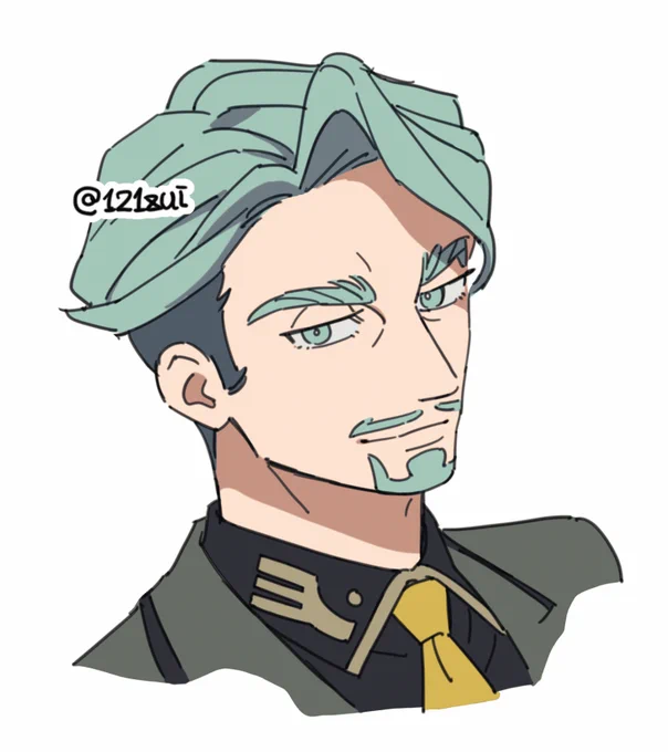 これはおまけの仮面ないシャリア・ブル 描きやすすぎて良くない もみあげの返し(もみあげの返しとは)が好き