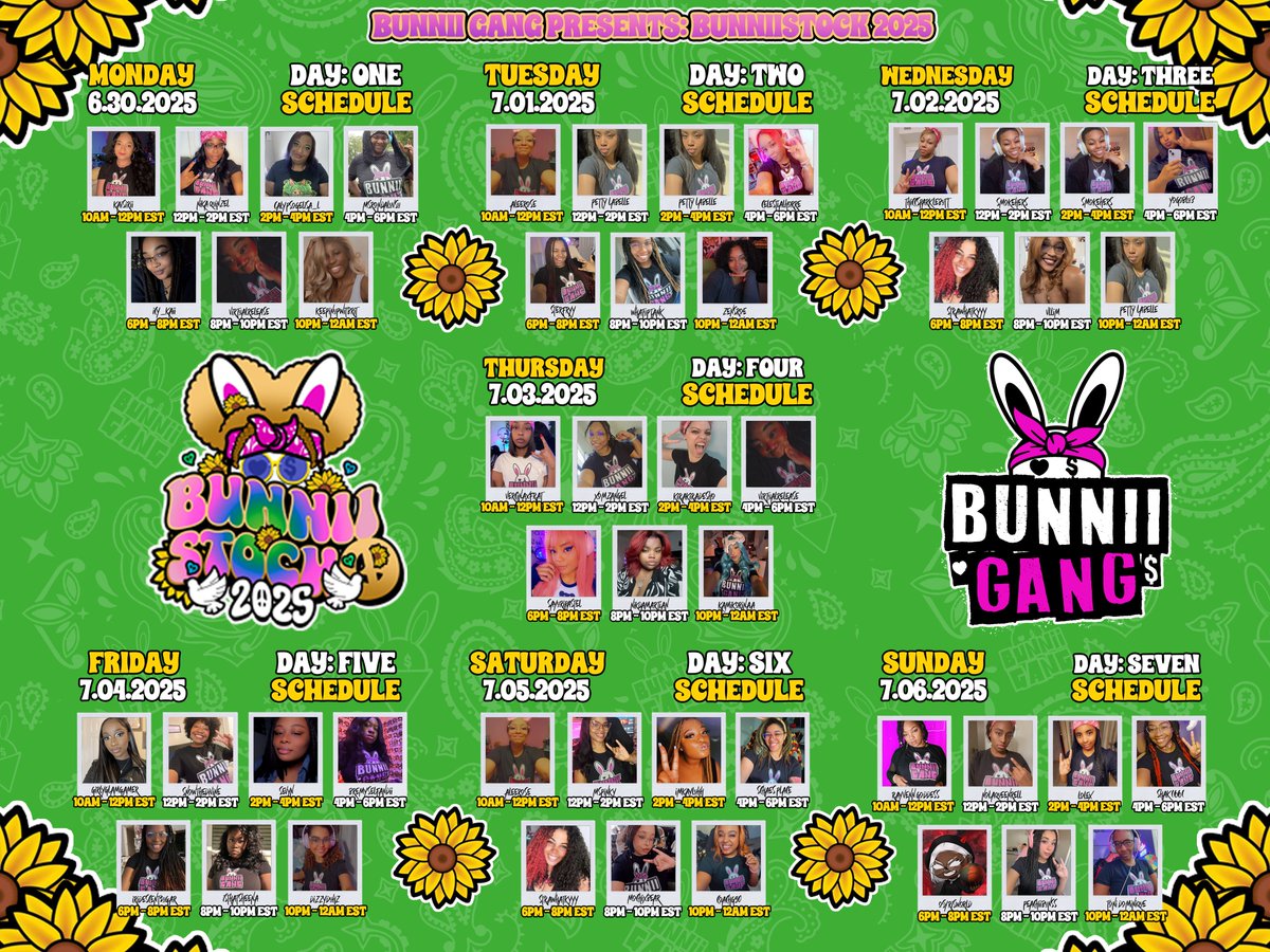 BUNNII GANG 🤘🏾🐰 #CAMPHOPALONG JUNE '26 tweet media