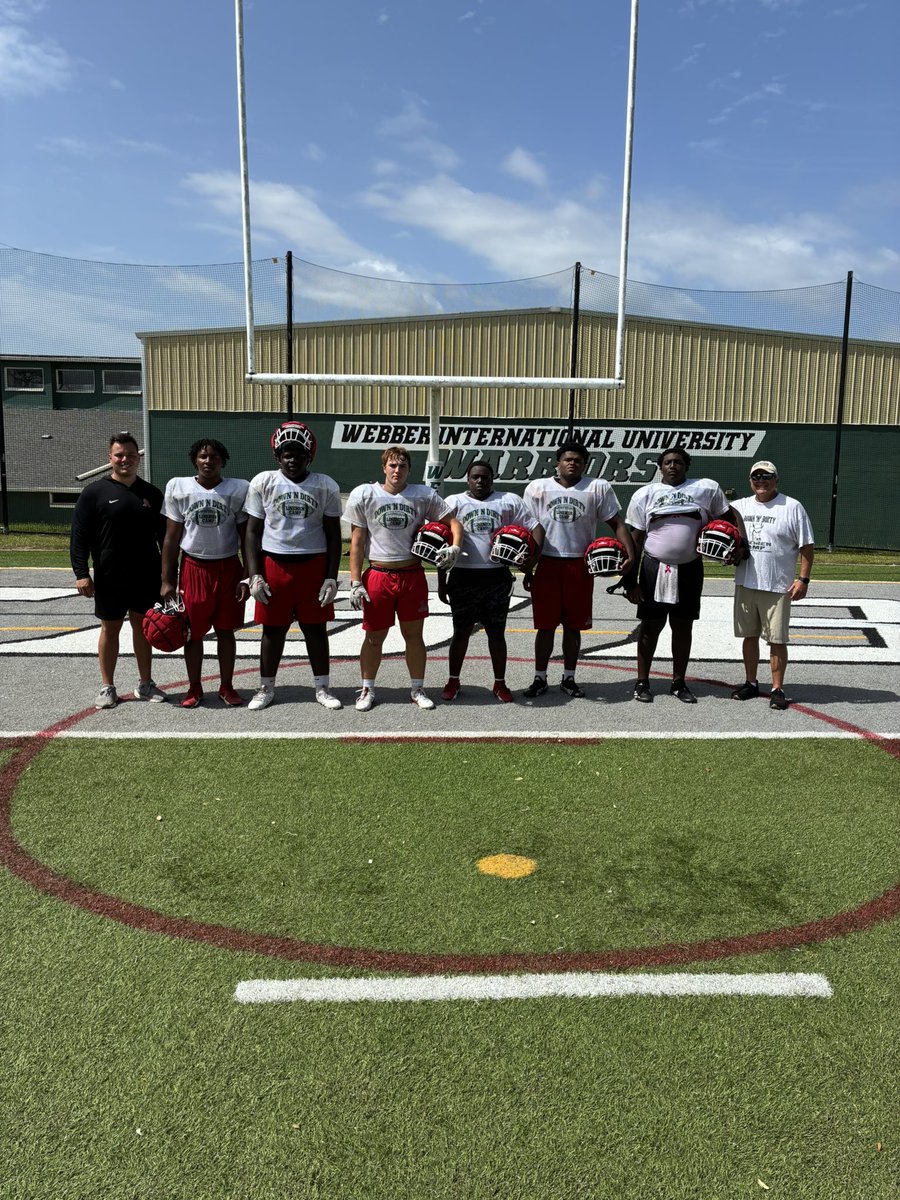 Appling County Football Recruiting (@applingrecruits) on Twitter photo Our Lineman are finishing up the weekend at Down & Dirty Lineman Camp at Webber! They worked extremely hard and are coming back better football players!! <a href="/JakeBrock52/">Jake Brock</a> <a href="/JaidenSolo2334/">Jaiden Solomon β</a> <a href="/EdwinBurt3/">Edwin Burt</a> <a href="/DeondreMims/">Deondre Mims</a> <a href="/DownAndDLineman/">Down and Dirty Lineman Camp</a> Our Lineman are finishing up the weekend at Down & Dirty Lineman Camp at Webber! They worked extremely hard and are coming back better football players!! <a href="/JakeBrock52/">Jake Brock</a> <a href="/JaidenSolo2334/">Jaiden Solomon β</a> <a href="/EdwinBurt3/">Edwin Burt</a> <a href="/DeondreMims/">Deondre Mims</a> <a href="/DownAndDLineman/">Down and Dirty Lineman Camp</a>