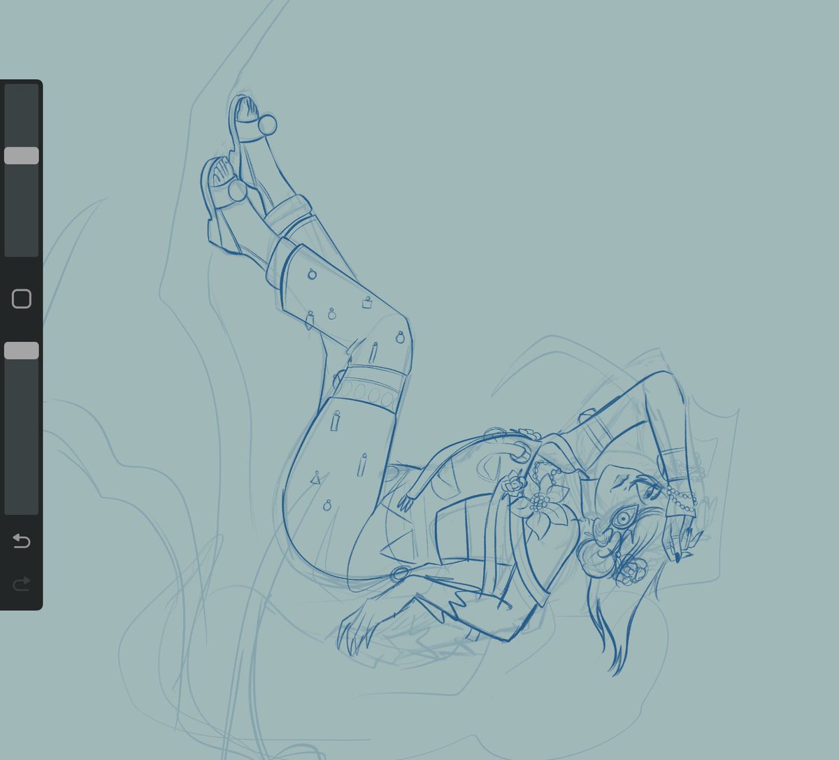 Drawangle's tweet photo. Its that time of year again
#dbd #Tryks #fanart #wip https://t.co/GUIsB3voK8