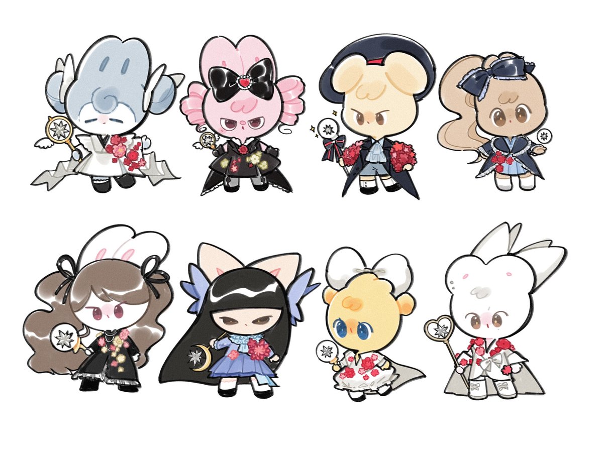 uhseuy's tweet image. Puella Magi✨SKZ 
hollow ver.
#SKZOOfanart