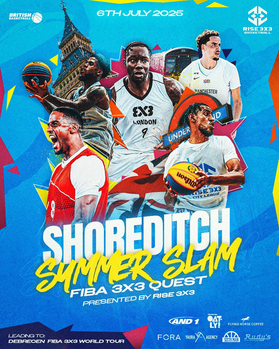 rise3x3 (@rise_3x3) on Twitter photo ๐๐๐ ๐ก๐ฒ๐๐! A week today we will be hosting the UKโs first <a href="/FIBA3x3/">3x3 Basketball | FIBA3x3</a> Quest tournament, Shoreditch Summer Slam! ๐๐ฌ๐ง
12 teams will battle for a free ticket to the Debrecen <a href="/fiba3x3/">3x3 Basketball | FIBA3x3</a> World Tour!
More information can be found on the website rise3x3.com/summerslam ๐๐๐ ๐ก๐ฒ๐๐! A week today we will be hosting the UKโs first <a href="/FIBA3x3/">3x3 Basketball | FIBA3x3</a> Quest tournament, Shoreditch Summer Slam! ๐๐ฌ๐ง
12 teams will battle for a free ticket to the Debrecen <a href="/fiba3x3/">3x3 Basketball | FIBA3x3</a> World Tour!
More information can be found on the website rise3x3.com/summerslam