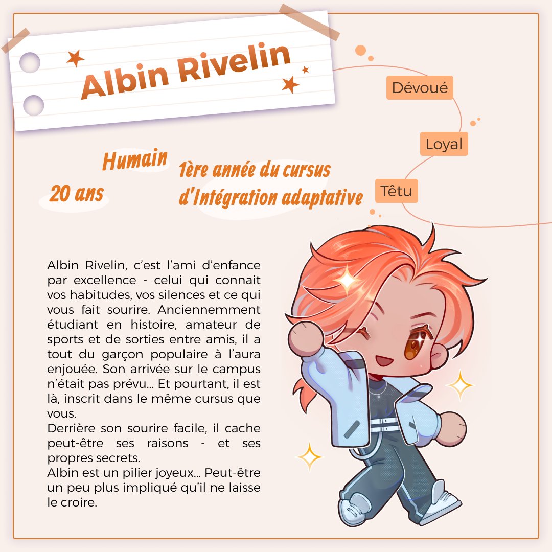 JesterTales's tweet photo. Albin notre premier personnage romançable entre en scène ! Êtes-vous prêts à le séduire ? https://t.co/9wWJJsdRS4
