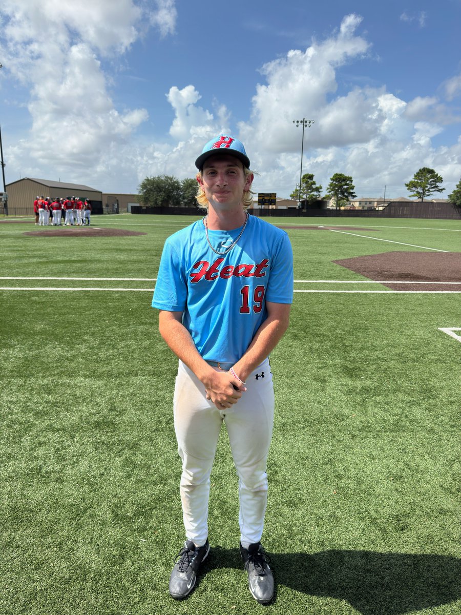 FiveToolTexas's tweet photo. F: @Houston_Heat 2026 Scout 9, Gladiators Baseball Katy 1
PoG: @MarcoQ074 4 IP, 5K, 1 ER
Hitter: @jaycejorge1911 2-2, 2B, RBI, 2 R, SB https://t.co/qevN44X5BT