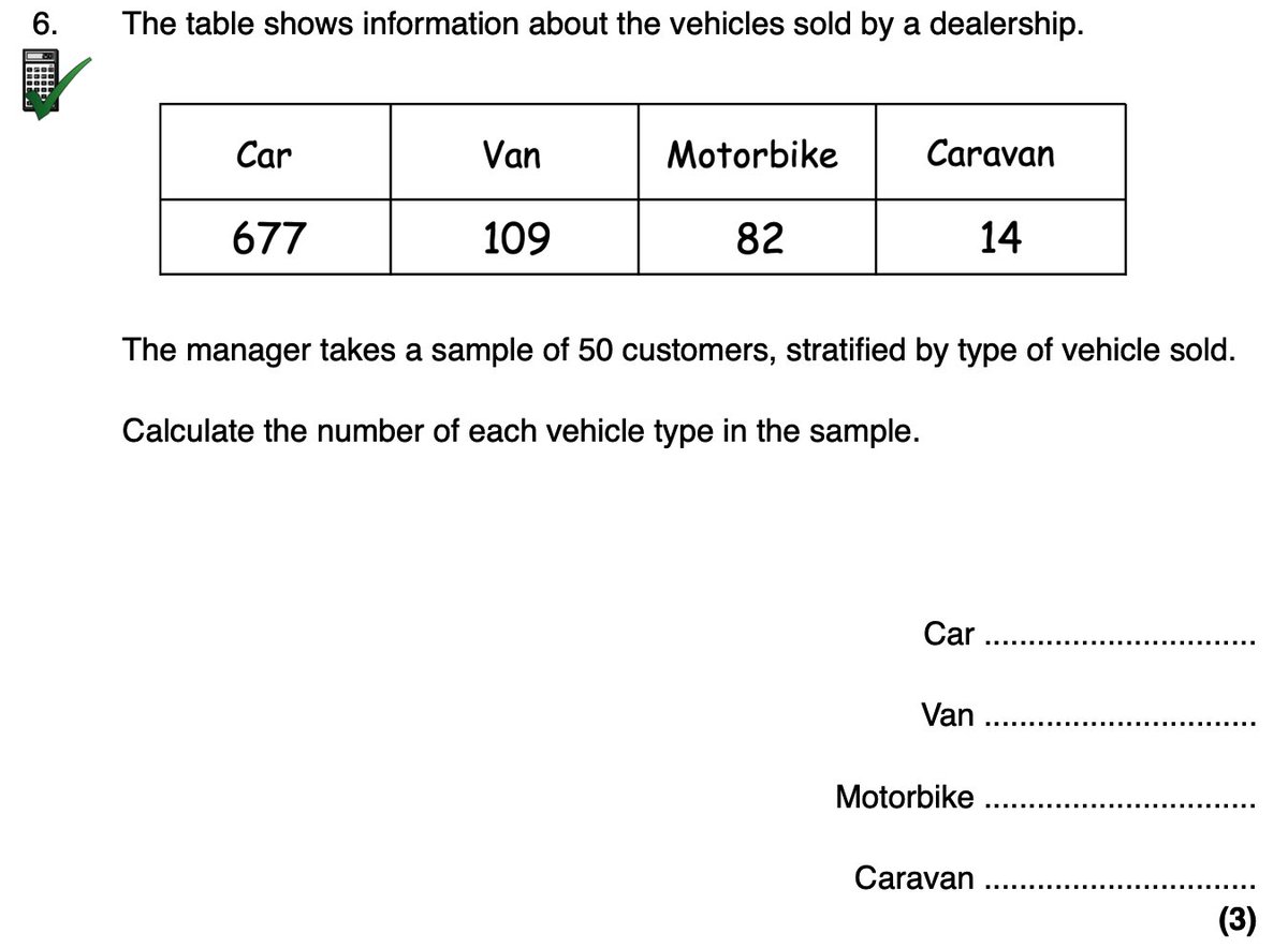 Corbettmaths's tweet image. Stratified Sampling Practice Questions
🎉 2 brand new questions (now 10 in total!)
✅ Answers updated
🎬 Video solutions added (29 minutes)
🔗 Direct link to each Q's solution
corbettmaths.com/2019/09/05/str…