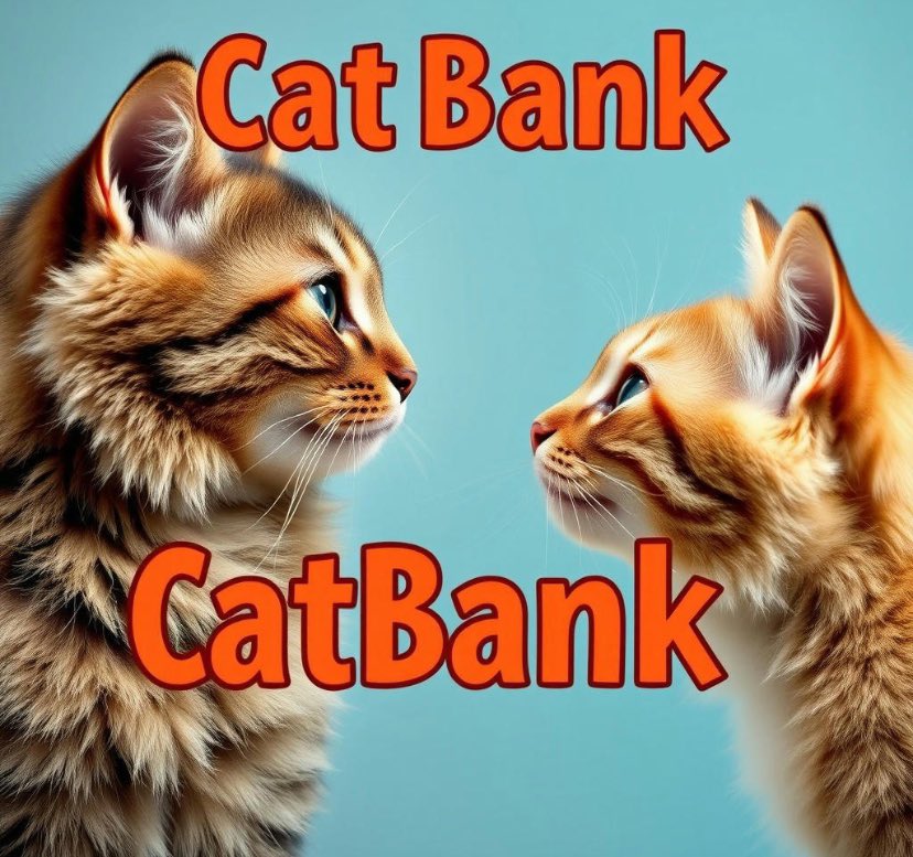CatBankCBN's tweet photo. Happy Sunday CatBankers,touch some grass. https://t.co/SbmmKa0EyK
