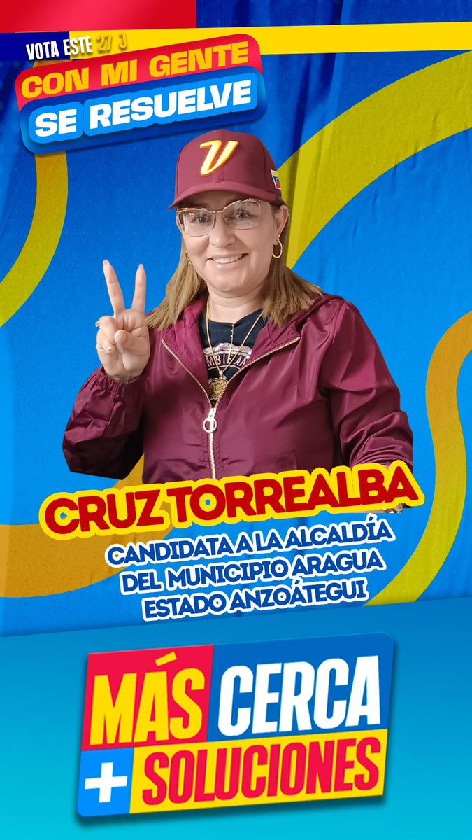 🚩🏴 Desde el Movimiento Revolucionario TUPAMARO felicitamos a nuestro camarada Cruz Torrealba por su candidatura a la alcaldía del municipio Aragua estado <a href="/AnzoateguiMrt3/">AnzoáteguiMRT3</a>.

📌 Con Gran compromiso revolucionario, trabajando por el bienestar del Pueblo. Leales al legado de nuestro