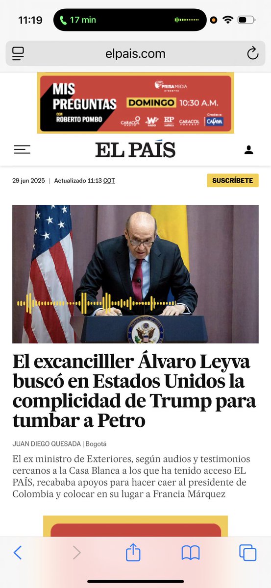 DavidPorrasP's tweet photo. Supremamente grave las revelaciones que hace hoy El País de España con respecto al complot orquestado por Álvaro Leyva que involucra a Francia Márquez, Vicky Dávila, los Díaz-Balart, algunos gremios y grupos armados como el ELN y el Clan del Golfo para tumbar al presidente @petrogustavo.

Debe conocerse con quienes más estuvieron reunidos para conspirar. 

Se sabe que parte de esta conspiración fue el bochornoso espectáculo que montaron para el primer Consejo de Ministros y que fue planificado en la oficina de la vicepresidenta ¿quiénes asistieron a esa reunión y de qué hablaron? ¿Los del PH que estuvieron en esa reunión sabían de los planes de Leyva y Márquez?

Este complot le ha dado mucho de qué hablar a los medios de comunicación tradicionales y ha afectado gravemente la imagen y el honor del presidente de la República, símbolo de la unidad nacional y personero legítimo del pueblo para continuar cambiando el viejo sistema de miseria.

¡Lo mínimo a lo que tenemos derecho ahora, es a conocer todo lo que sucedió y sus implicados!