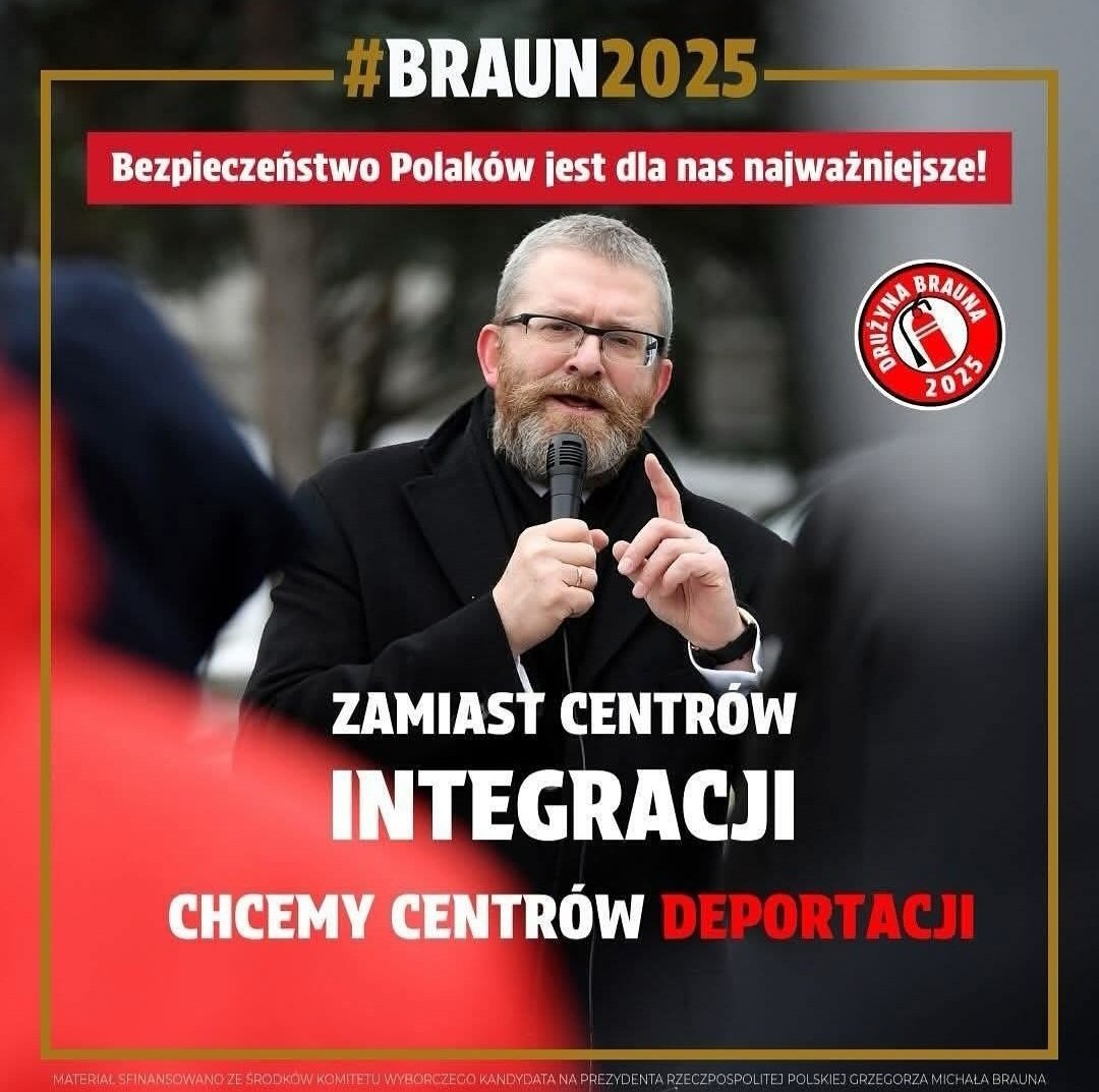 Grzegorz Braun już o centrach deportacji mówił podczas kampanii wyborczej