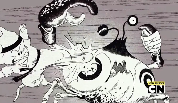 Getting to the fury and like people always talk about the fight scene but it kinda shocked me as i watched the flashback (which hits different after actually watching og dragon ball) is that one of the opponents is the aristocrab from Pikmin 3 