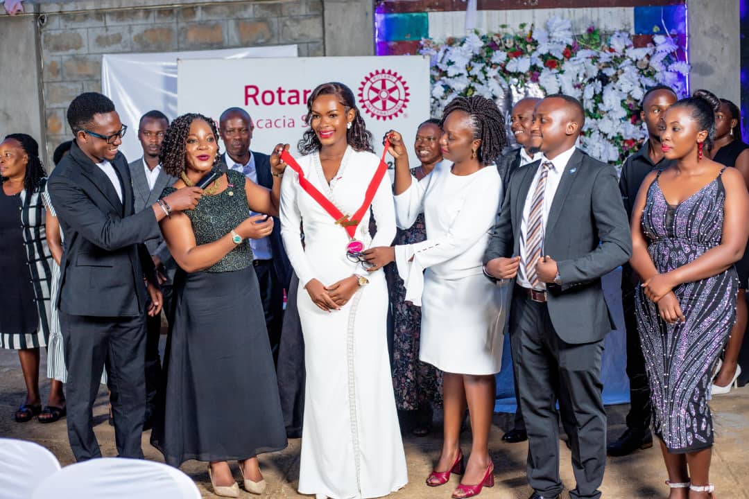 RotaryAcaciasu1's tweet image. Happy moments witnessing our baby Rotaract club @RotaractAcacia installing its next president @ELIZABETHUWIMA1 @Jessicazziwa