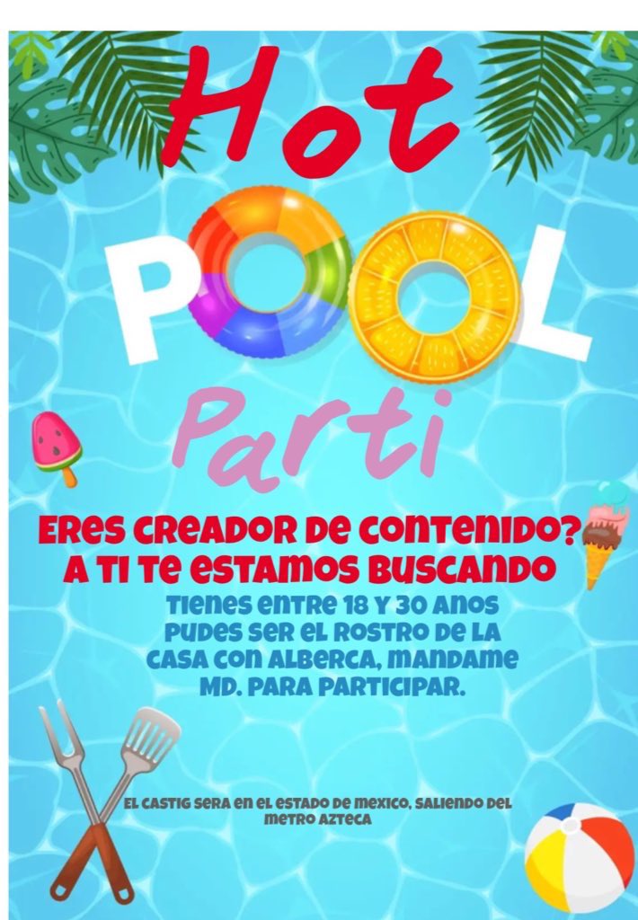 🔥 HOT POOL PARTY CDMX 🔥 tweet media