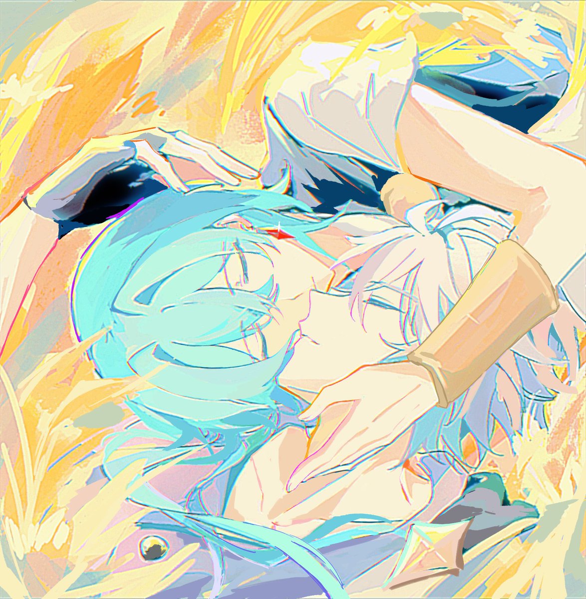 BeiShiQuantumn's tweet image. 回不去的故乡是薄荷味的好风
＃Anaxa
＃Phainon
#PhaiNaxa
#厄夏