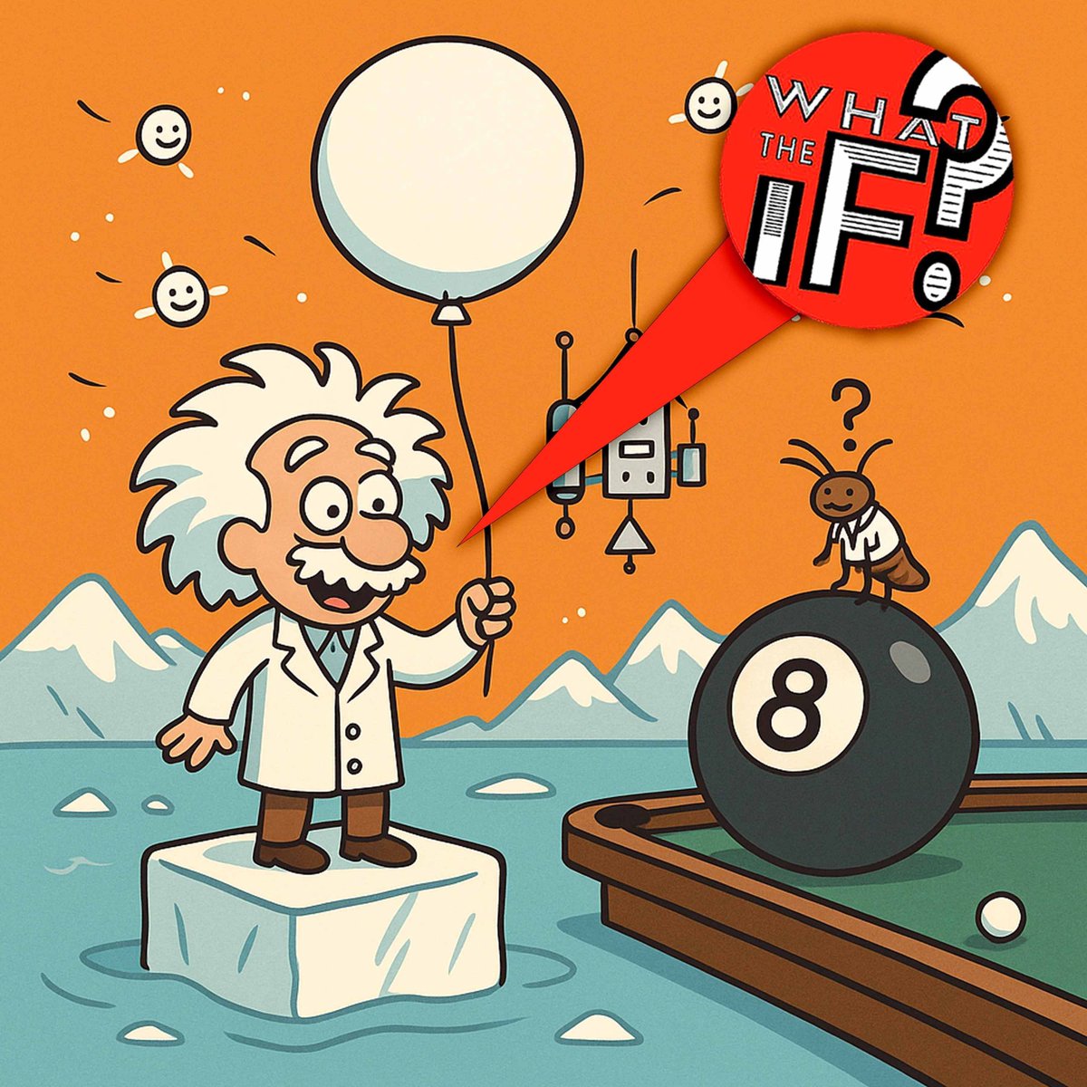 Billions of neutrinos are zipping through your body right now and you can't feel any of them. Listen now at WhatTheIF.com