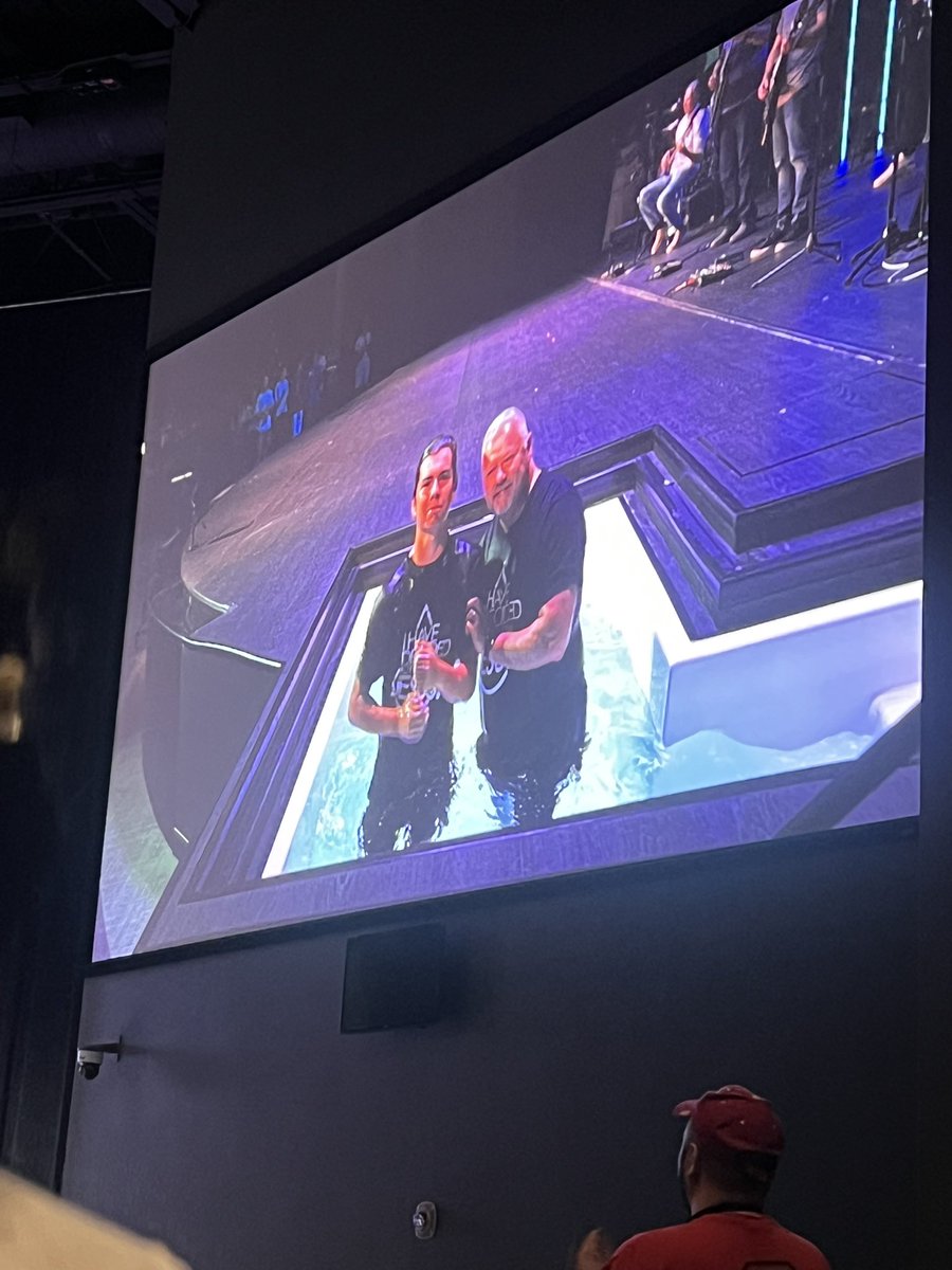 As a coach, it’s always cool to watch kids grow on and off the field. This morning, I got to see Carson Resides get water baptized! Congrats Carl!