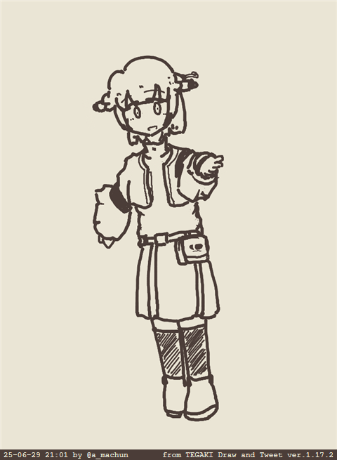 「よそのこ…… #tegaki_dt」|まっちゅんのイラスト