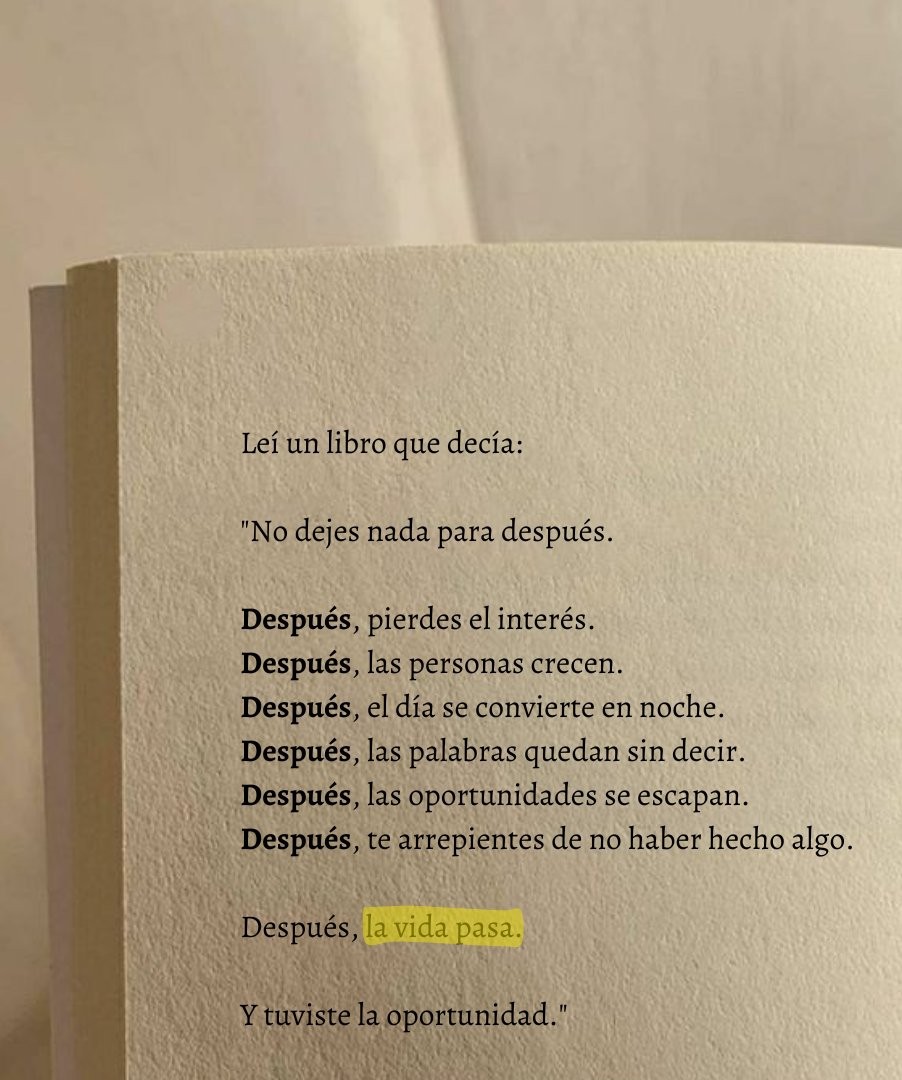 Leí un libro que decía...