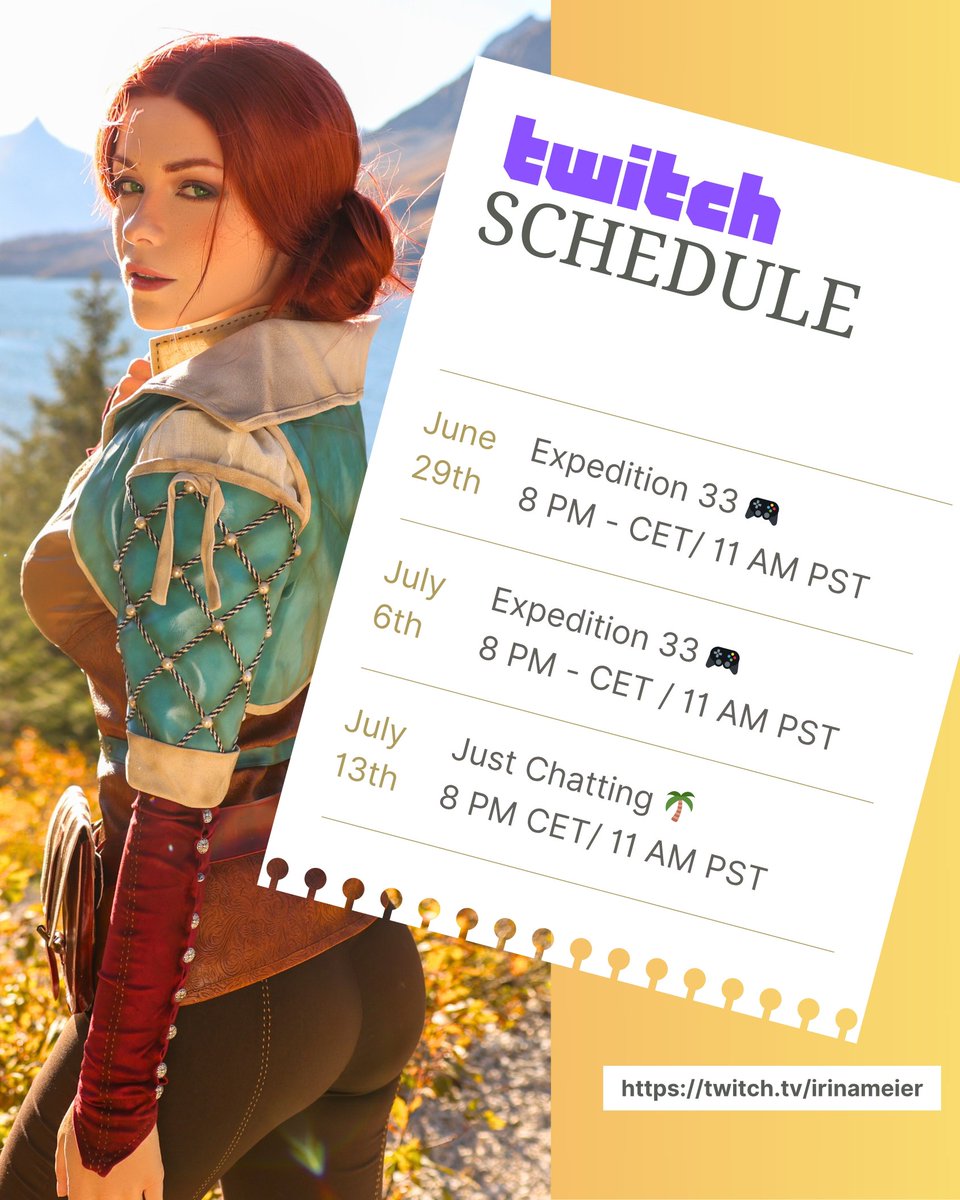 Oops... I've been streaming for 2 months and completely forgot to tell Twitter 🙈🤣
Professional marketing, I know...
Anyway. Come chat and have fun ❤️

@ irinameier