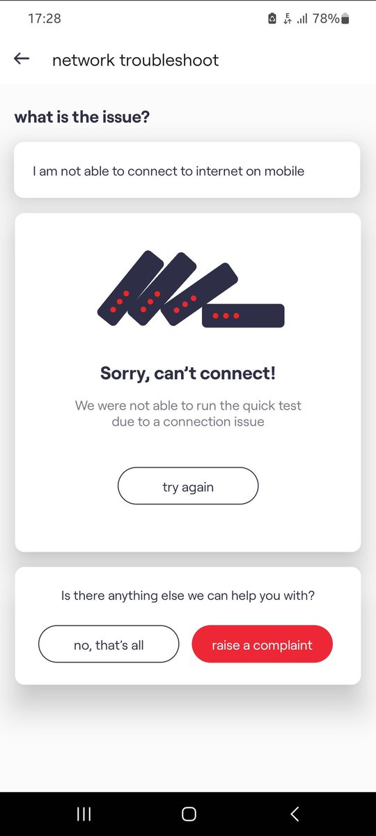 mr_bayer88's tweet photo. @ViCustomerCare facing network issues since morning. Can anything be done? https://t.co/rXmQc0Vhhg