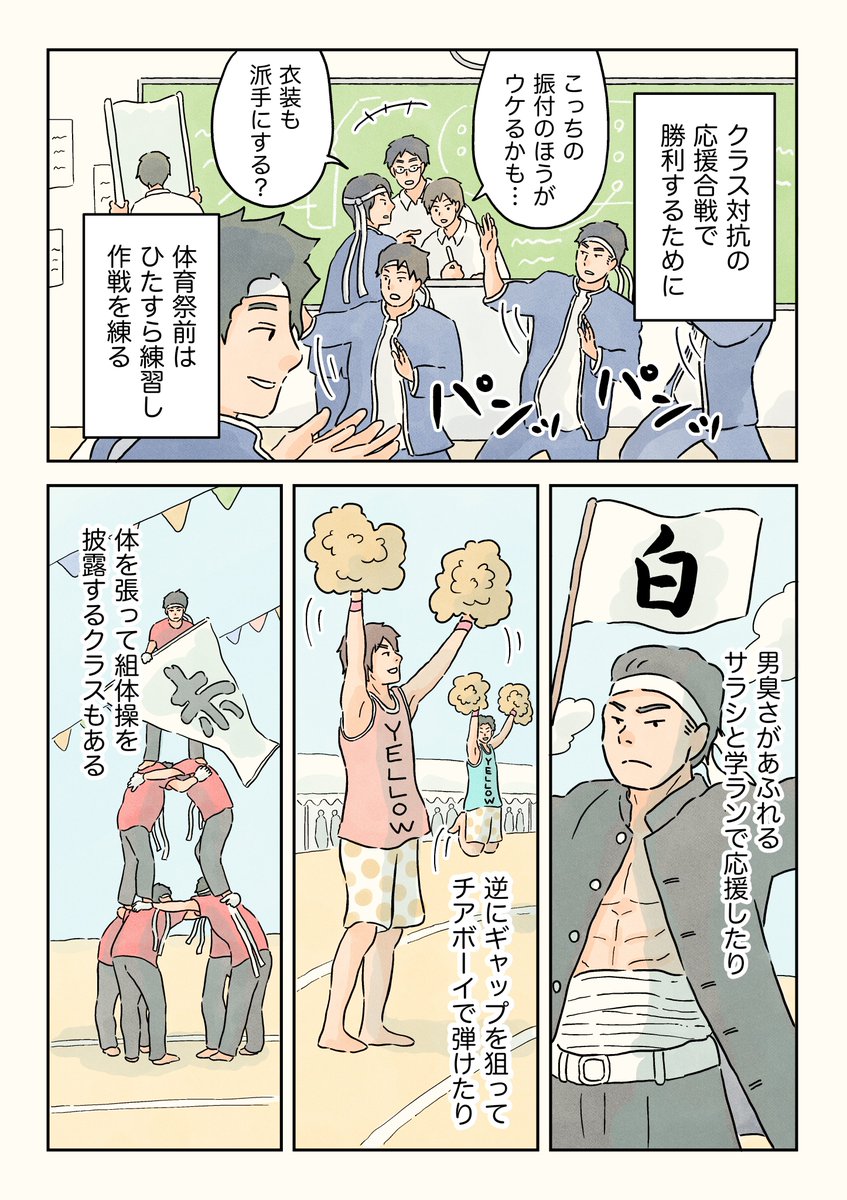 男子校の応援合戦の裏側。 