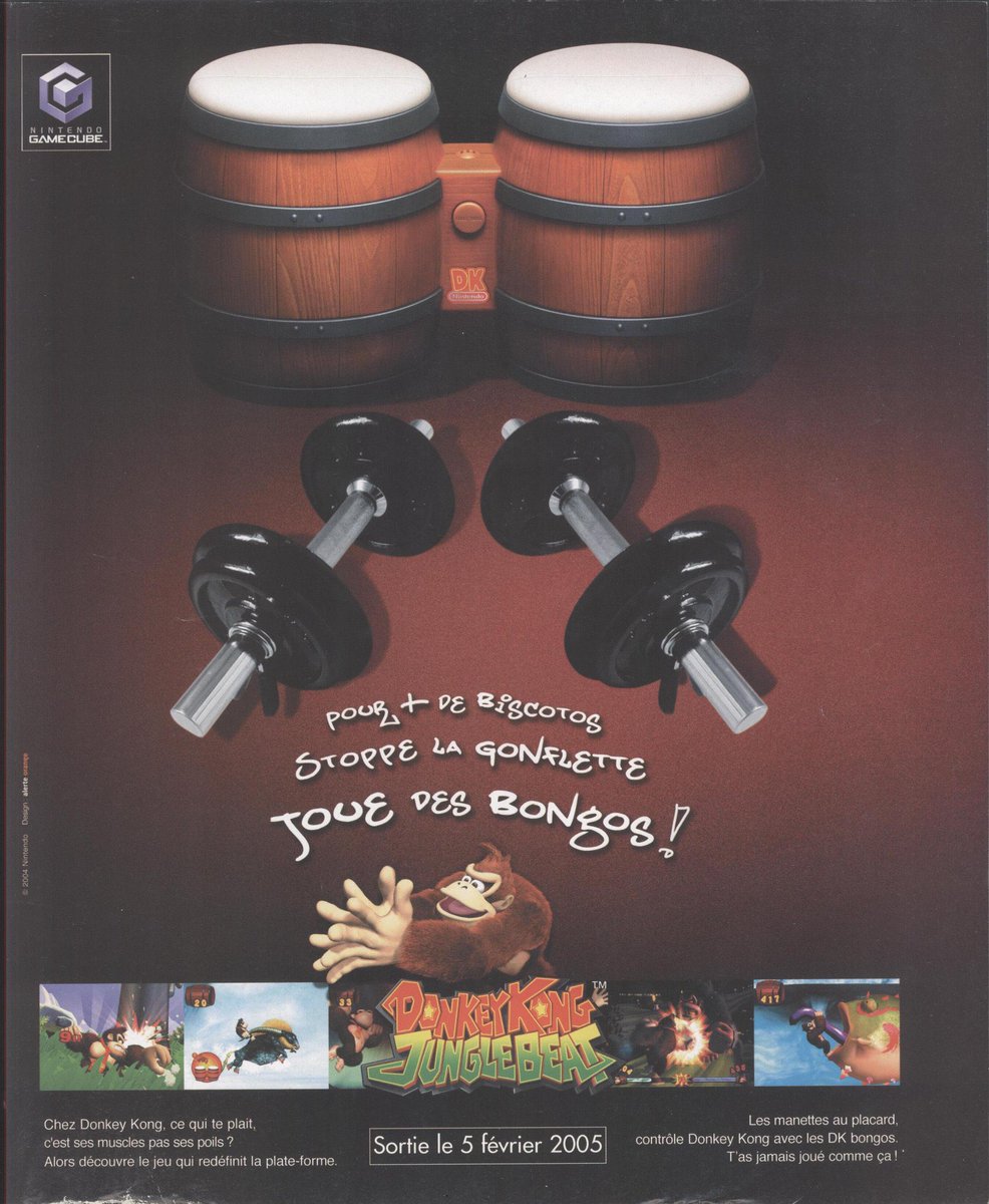 AllmightoFranky's tweet photo. La publicité papier du jour,bonjour!De la Pub vue dans les pages d’un #Nintendo le mag officiel de 2005!Du #GameBoyAdvance avec #FinalFantasy 1 et 2,la game #NesClassic et du #GameCube avec #MarioPowerTennis et #DonkeyKong jungle beat! #retro #culturepub #2000s #retrogaming https://t.co/lq1TlSUzrU