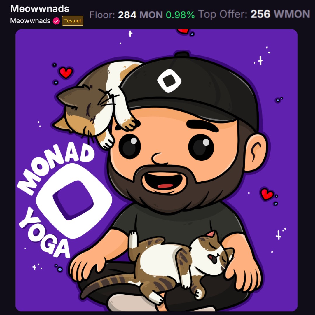 Bazil1o nads π (@artembazil1o) on Twitter photo MONAD YOGA & MEOWWNADS 3 NFT!π
FLOR ALMOST 300 $MON!
Win easily!
Follow <a href="/MonadYogaNads/">Monad Yoga</a> + <a href="/ArtemBazil1o/">Bazil1o nads π</a>
Follow <a href="/meowwnads/">meowwnads</a> + <a href="/Nastenkkkkkkkka/">πππππππππ πΎ</a>
(1 ticket)
Repost / Tag 3 friends and send wallet β
(2 tickets)
The same as above + a screenshot from the event today 4 PM UTC Town MONAD YOGA & MEOWWNADS 3 NFT!π
FLOR ALMOST 300 $MON!
Win easily!
Follow <a href="/MonadYogaNads/">Monad Yoga</a> + <a href="/ArtemBazil1o/">Bazil1o nads π</a>
Follow <a href="/meowwnads/">meowwnads</a> + <a href="/Nastenkkkkkkkka/">πππππππππ πΎ</a>
(1 ticket)
Repost / Tag 3 friends and send wallet β
(2 tickets)
The same as above + a screenshot from the event today 4 PM UTC Town