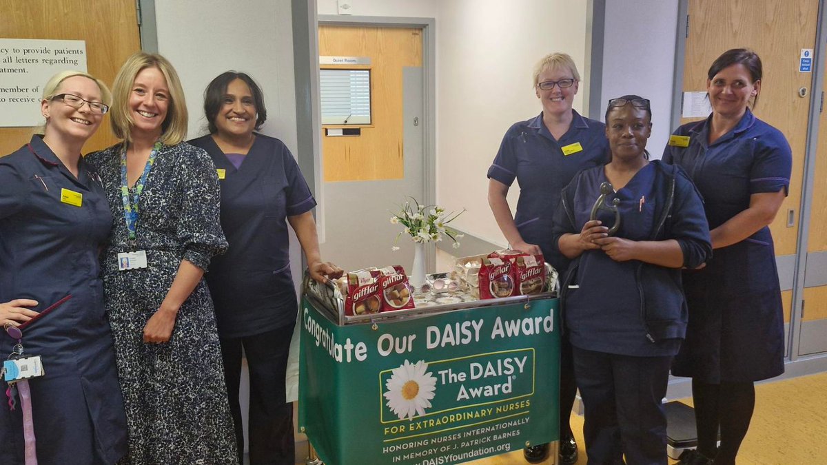 Bham Women's Hosp 💙 (@bwh_nhs) on Twitter photo Huge congratulations to our latest DAISY award winner, Donna, a Clinical Nurse Manager 👏
Donna was recently nominated by a family for her outstanding and compassionate care. 
Read more about Donna on our website, or nominate a nurse or midwife now: orlo.uk/F2k0j Huge congratulations to our latest DAISY award winner, Donna, a Clinical Nurse Manager 👏
Donna was recently nominated by a family for her outstanding and compassionate care. 
Read more about Donna on our website, or nominate a nurse or midwife now: orlo.uk/F2k0j