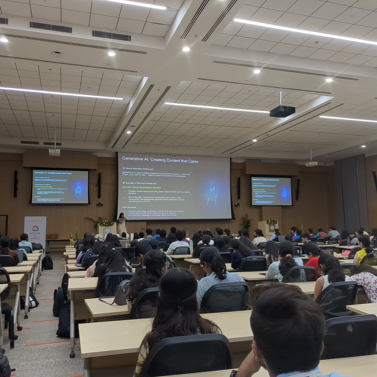 Here at cloud community days 2025 organized by <a href="/gdgc_ngp/">GDG Cloud Nagpur</a> 🚀