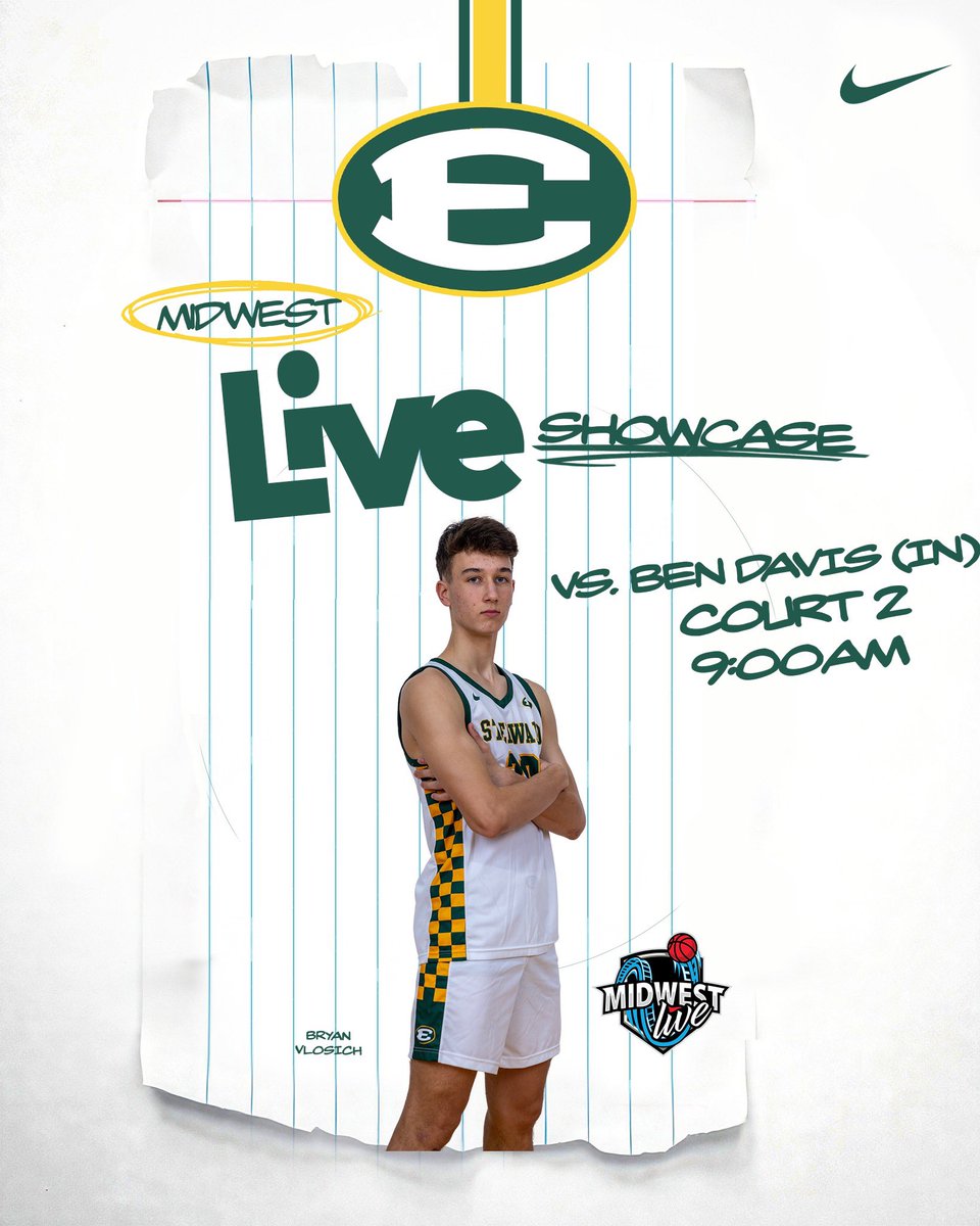 📍Cedar Point Sports Complex
🟢 MIDWEST LIVE SHOWCASE
🆚 Ben Davis (IN)
🕘 Court 2 | 9:00 AM
Early start. Big challenge. Let’s set the tone from the jump. #EDSUP #BUILTDIFFERENT 🦅🏀