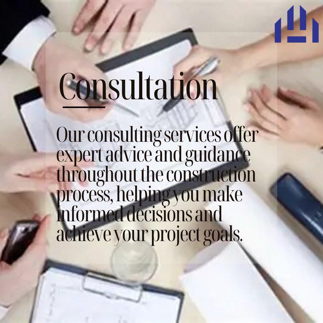 paversandgrid's tweet photo. Consulting💭: Our consulting services offer expert advice and guidance throughout the construction process, helping you make informed decisions and achieve your project goals
#PaversAndGridLimited #OurServices #CreatingSolutionsTogether #consultation #WeBuild #ConstructionNigeria https://t.co/ADan75m8bH