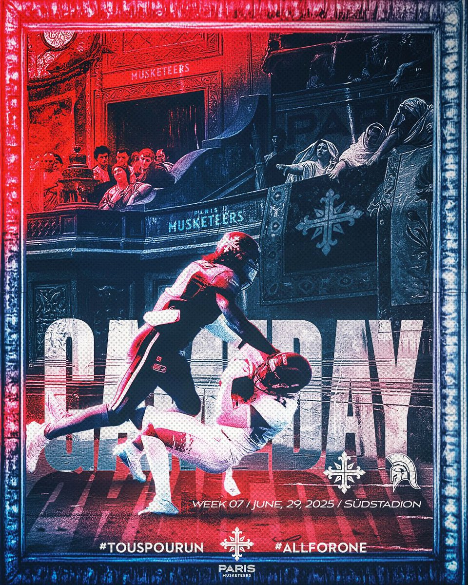 C’est Jour de match ici à Cologne 🔥

16h25 sur <a href="/DAZN_FR/">DAZN France</a> 🏈

#touspourun #paratcce