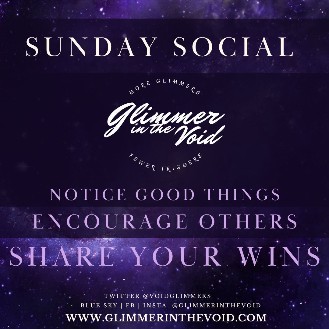 VoidGlimmers's tweet photo. Happy Sunday! Comment &amp; make the world brighter. 
✨ #GlimmerInTheVoid ✨ Wants to know YOUR #Wins &amp; #WonderfulNews. 
What are you celebrating ~proud of~ pleased with? ✨ #SundaySocial #WeeklyWins #Glimmers

Don't forget to check back tomorrow for the ✨ https://t.co/PrNWkX9jHB https://t.co/Kh4fpfjHUW