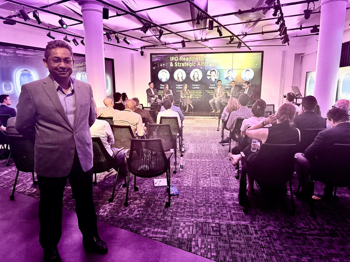 AshuRathorEY's tweet photo. Thinking of an IPO? We hosted an IPO readiness session last week in New York City.  It was amazing to meet so many company representatives watching this market to turn the page.  Don’t miss out please contact us.

Happy July 4th!

#EY #IPO #TAXi https://t.co/6dkzDE8jyF