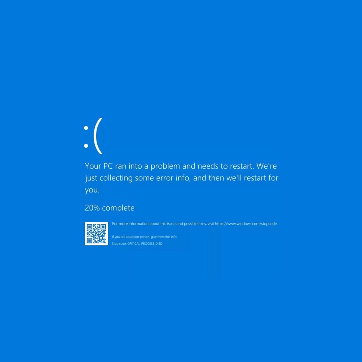 M4rck_'s tweet photo. RIP Dolce schermata blu della morte, quante volte mi sarai uscito mentre sistemavo o programmavo al computer, con quel sorriso di tristezza 😭😭 sai quante bestemmie tirate giù 🤬🤬
Ora si va alla schermata nera e minimalista
#BlueScreenofDeath https://t.co/7bnoOsEmgK