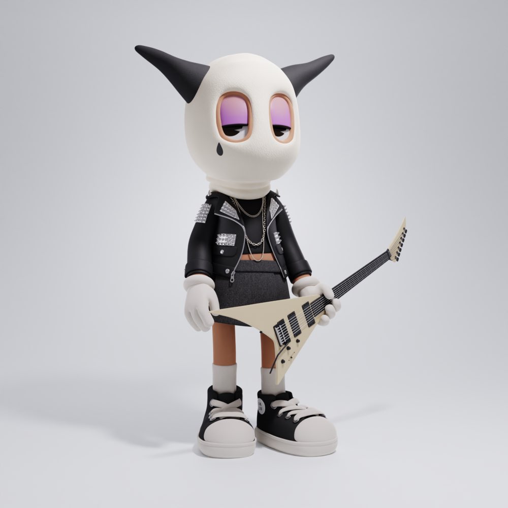 capncookie_eth's tweet photo. GM Beasts 🤘

Thanks @acarch2 for the OC deal… she’s V cool & won’t be Flying out of my vault anytime soon, no shred of doubt! 🤝🎸😎

#NewNFT @akidcalledbeast #BAGMI @themetatope #2ClickCrew