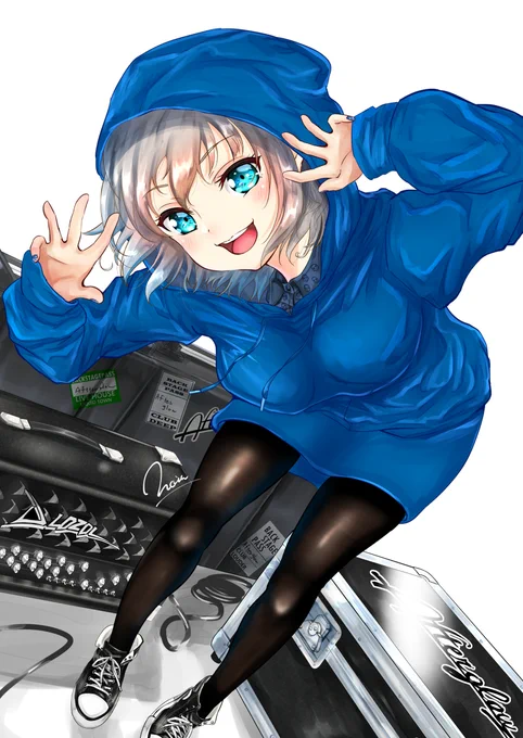 5年前に初めて描いたアンプとモカ