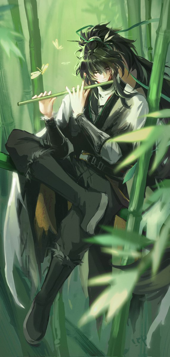 driverirp's tweet image. #WuWaFanart #Qiuyuan #仇遠
下次不能再畫竹子了💦