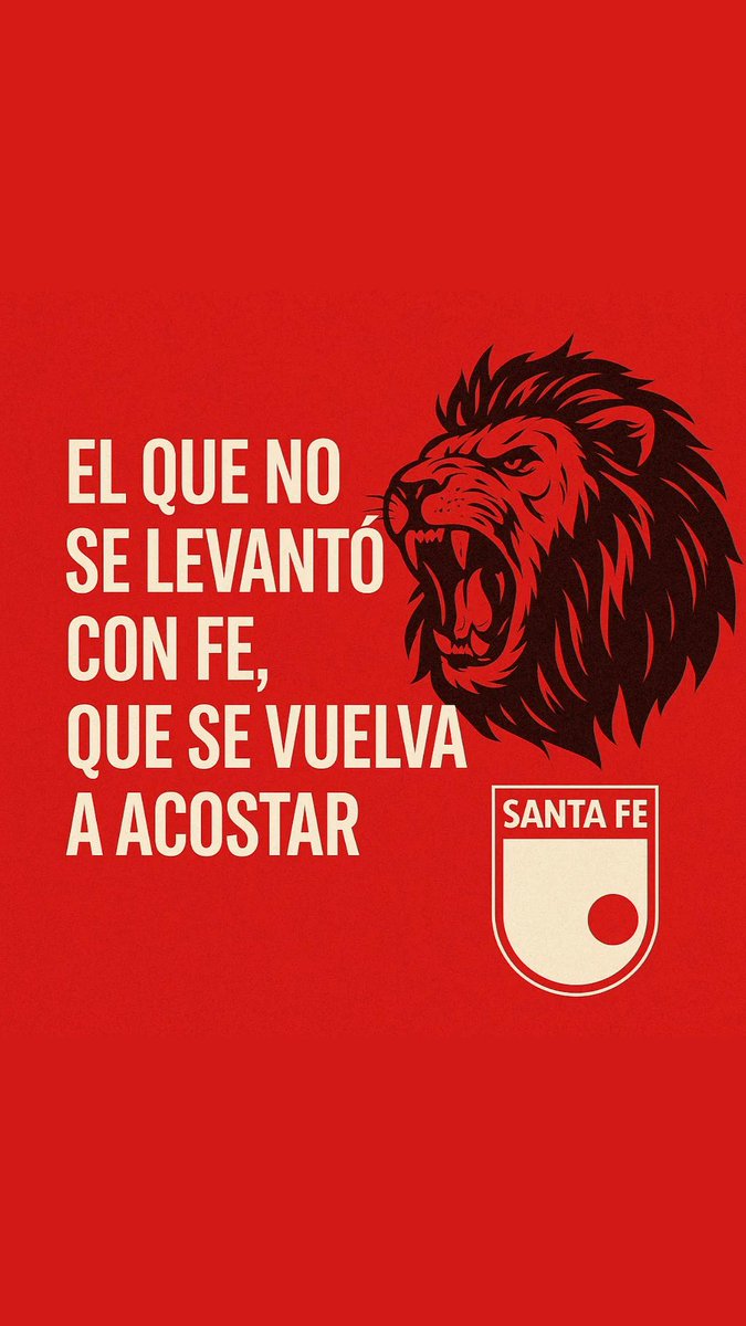 JavierPinzonM's tweet photo. Vamos @SantaFe ⚽🦁⚽🦁⚽ https://t.co/gXZ6aszH9V