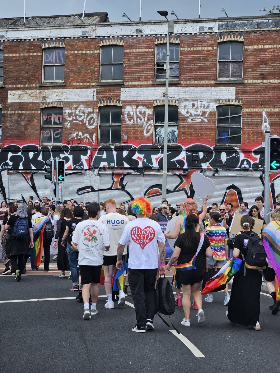 Delighted to march in this year’s #DublinPride25 — 10 years on from Marriage Equality.

Around the world, LGBTQI+ rights are under attack. We won’t let fear or hate undo decades of progress.

We stand with LGBTQIA+ communities.

#Pride2025 #Equality #DublinPride