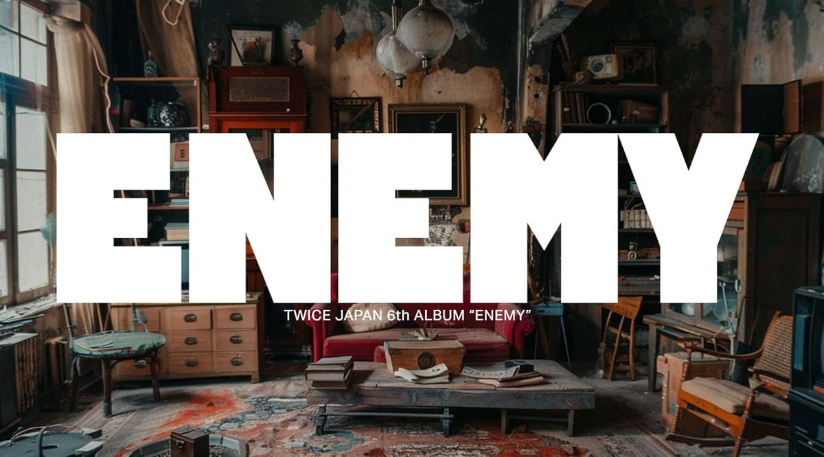 tw202wt's tweet photo. TWICE 日本6thアルバム「ENEMY」リリース
https://t.co/o0UuwCRg2S

@JYPETWICE_JAPAN @JYPETWICE 
#ONCE #트와이스 #TWICE #ENEMY
@warnermusic_jp https://t.co/PO9Tk0GS5o