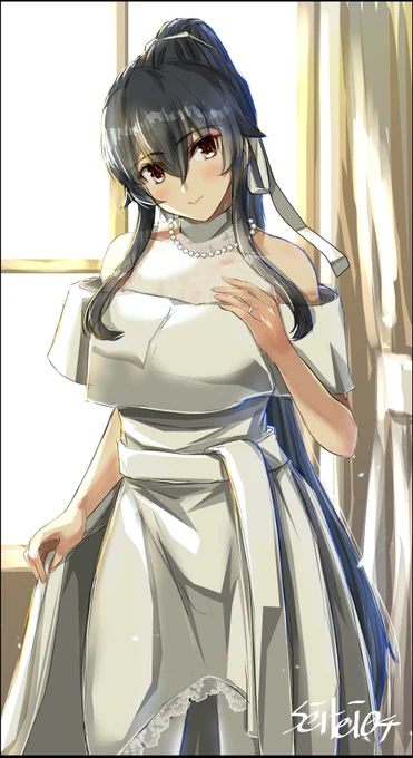 June bride矢矧 #艦これ #矢矧 Skebにてリクエストありがとうございました
