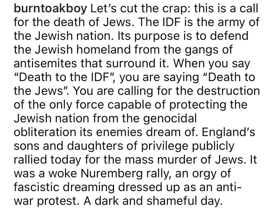 Brendan O’Neill nails it when it comes to what happened at <a href="/glastonbury/">Glastonbury Festival</a> 

From his Instagram.