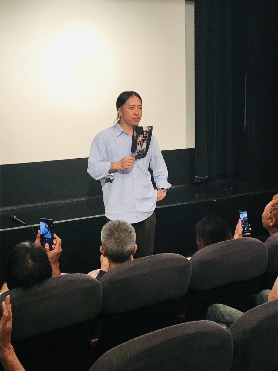 cinemaskhole's tweet photo. 本日6/29㊐『MY MOTHER NEVER CRY』2日目!Koji Uehara監督による舞台挨拶、日曜の夜にたくさんのご来場、誠にありがとうございました!映画館に対する熱い想いを受け取りました。上映は7/4㊎までつづきます。18:35の回にて、ぜひ映画館のスクリーンでご覧ください! https://t.co/QSLPYysqM7
