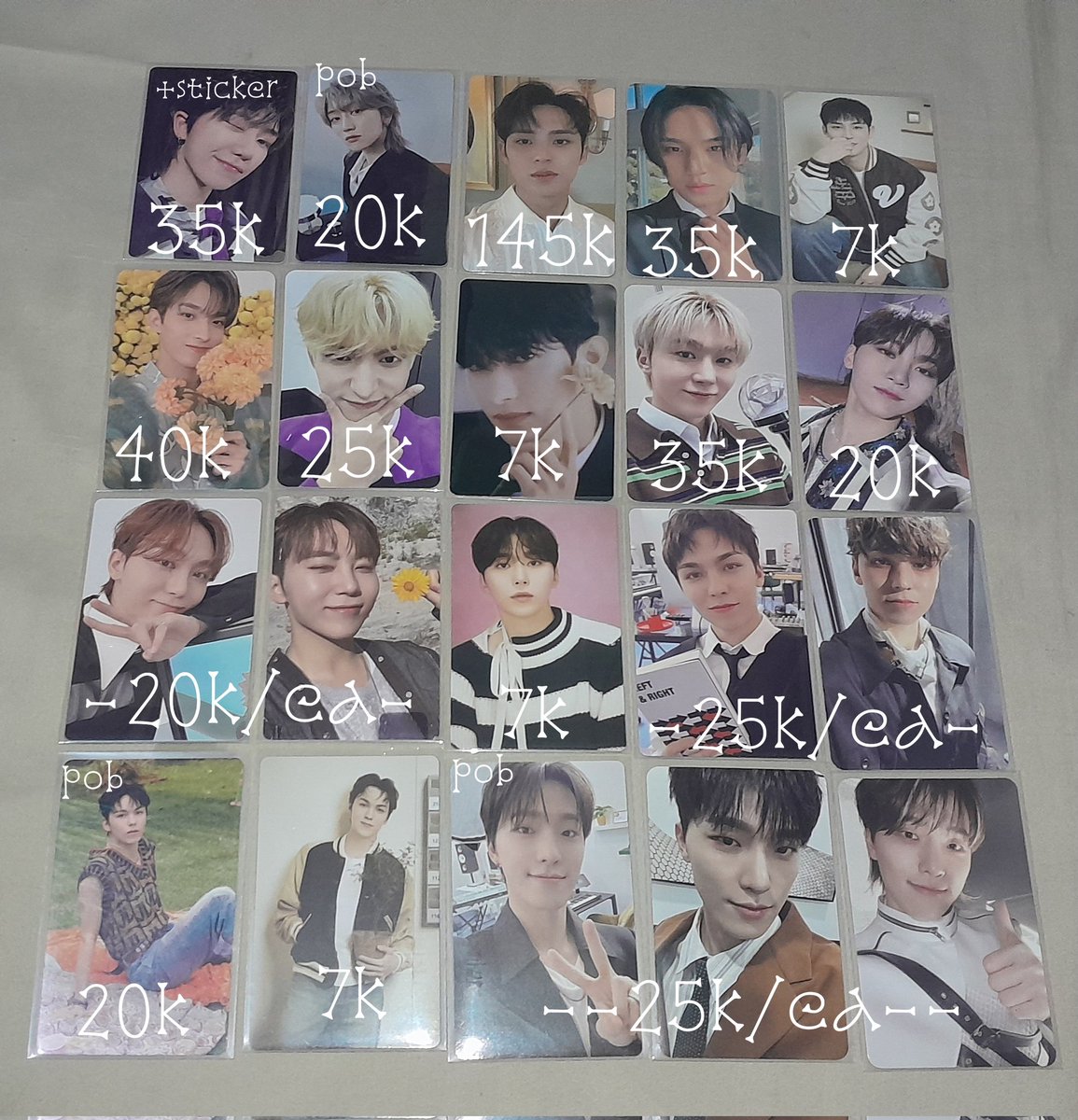 wxzliaa's tweet photo. - WTS  AAB SEVENTEEN 

price exc pack &amp; adm
keep event with dp
bisa satuan
take all free album

t. wts seventeen scoups, jeonghan joshua, jun, hoshi, wonwoo, woozi, the8, mingyu, dk, seungkwan, vernon, dino https://t.co/cMJM6LGC82