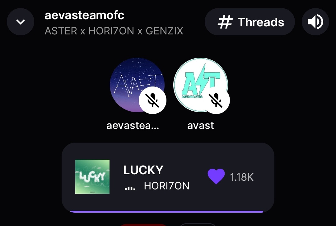 [ON AIR 🔴]

#HORI7ON x #ASTER x #GENZIX streaming collab D2 is now on air!

Join us here 👇🏻
stationhead.com/aevasteamofc