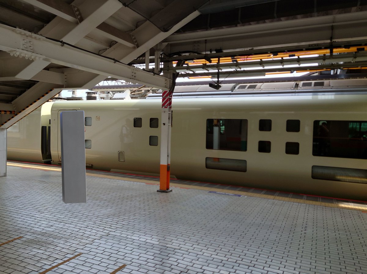 mekame_ele's tweet photo. 今日、八王子駅で初めて四季島を見た https://t.co/nC7XrhkiIx